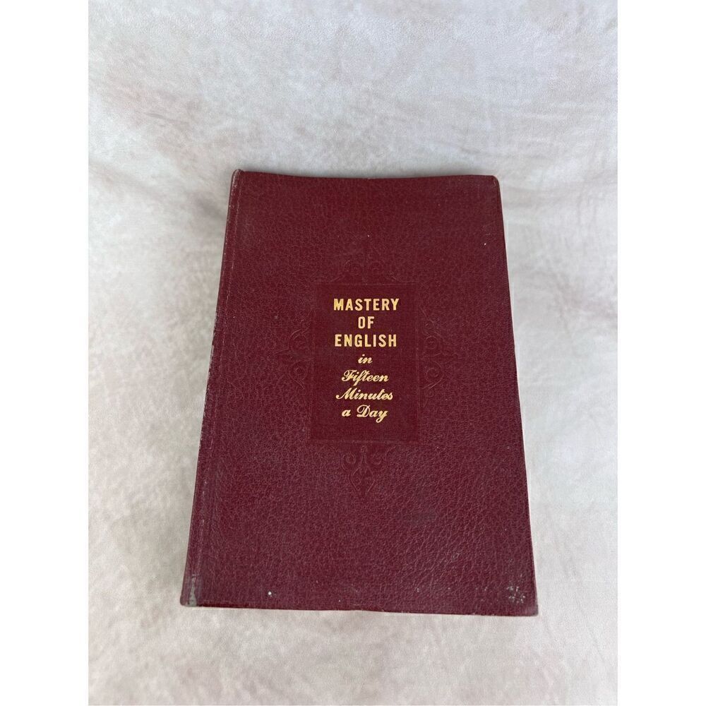 Vintage Mastery of English Book 1940